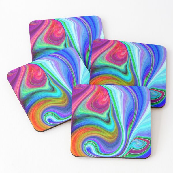 Item preview,  Vibrant Agate Slice Abstract Pattern  designed and sold by Deborah Camp.