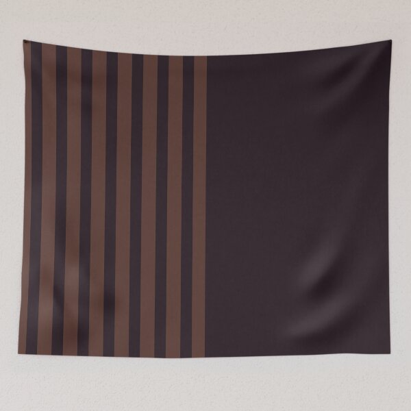 Item preview, minimalist stripes in brown and black dark academia designed and sold by neopop.