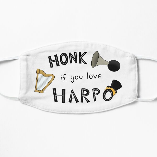 Honk If You Love Harpo Flat Mask
