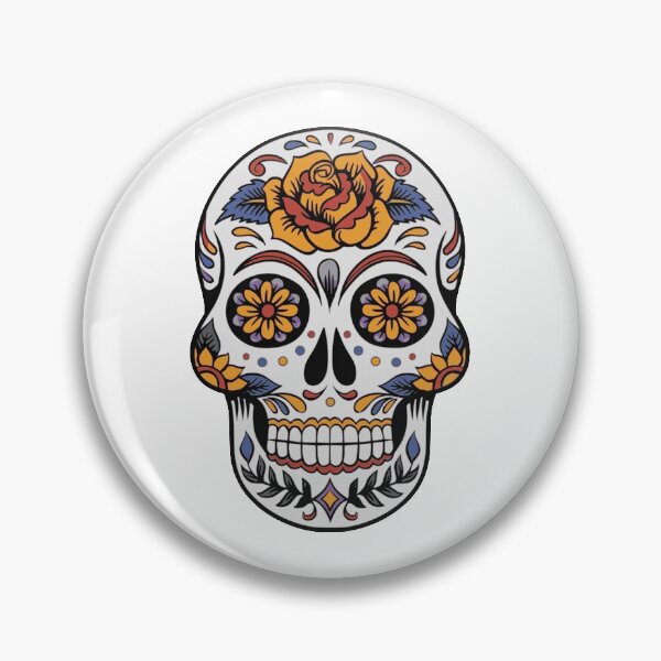 Item preview, skull flowers designed and sold by gowipe.