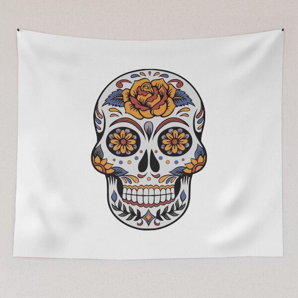 Item preview, skull flowers designed and sold by gowipe.