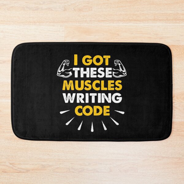 Item preview, I Got These Muscles Writing Code - IT Computer Science Nerd designed and sold by styleofpop.
