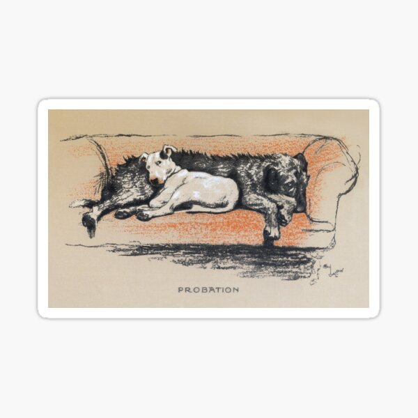 Item preview, Doggie best buddies: Probation by Cecil Aldin circa 1929. designed and sold by ebrawne.