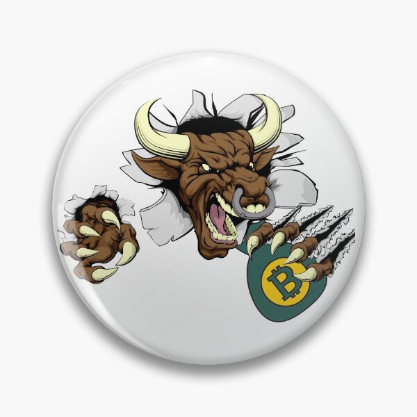 Item preview, Bitcoin Bull, BTC, Cryptocurrency designed and sold by WinningUniverse.