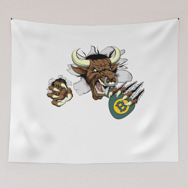 Item preview, Bitcoin Bull, BTC, Cryptocurrency designed and sold by WinningUniverse.