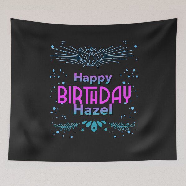 Item preview,  Happy birthday Hazel designed and sold by hemerton.