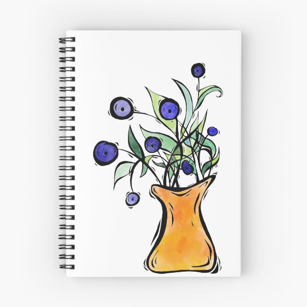 Item preview, Blue Circle Flowers designed and sold by PricklyPearfect.