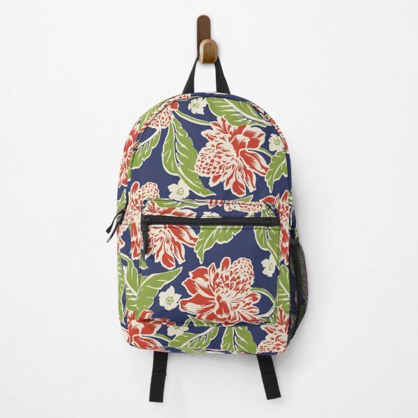 Artikelvorschau, Tropische Blumen (Marine) entworfen und verkauft von Raqilu Designs.