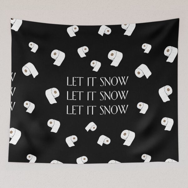 Item preview, Let It Snow Toilet flakes designed and sold by oxoxoxo.