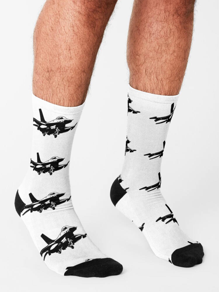 Jet Airplane Socks 