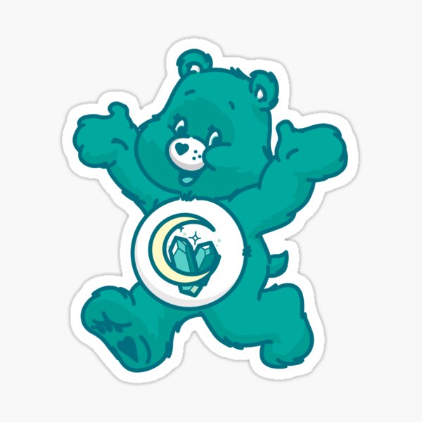 Oso Brujo Verde Pegatina