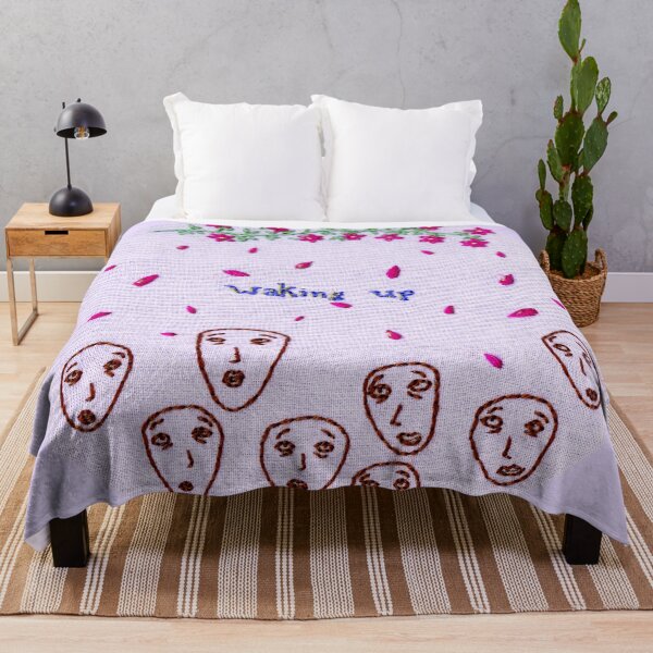 Item preview, Waking Up Faces Embroidery designed and sold by ashleygilland.