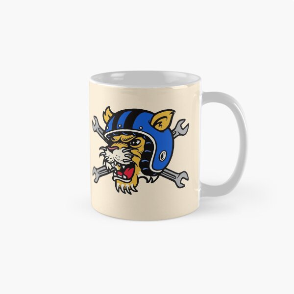 Aperçu de l'œuvre Gear Head Tiger avec casque et clé créée et vendue par SLAG-Creative.