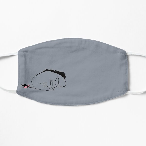 Sad Donkey Outline Mask
