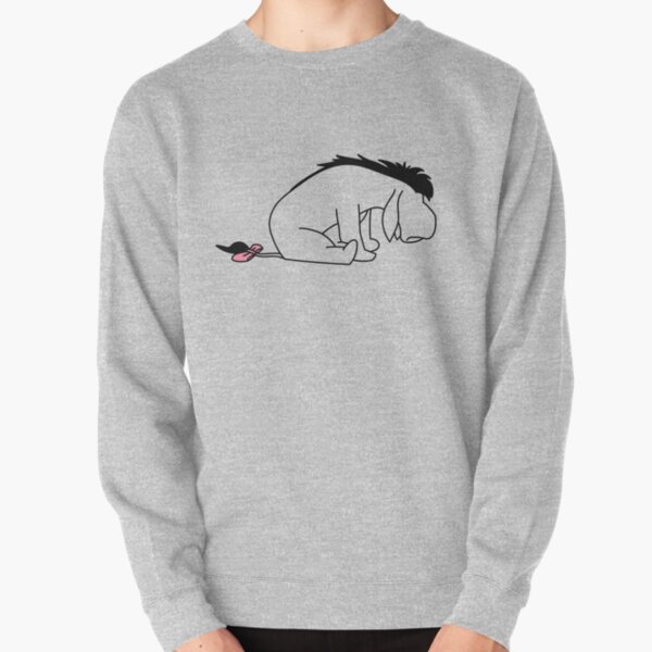 Trauriger Esel Umriss Pullover
