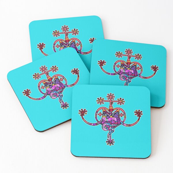 Item preview, Pink Marie Laveau Veve Sigil  designed and sold by artbyomega.