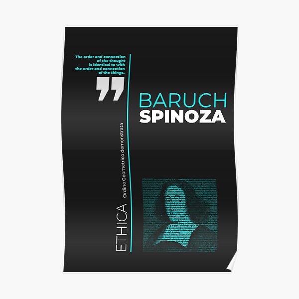 Posters Sur Le Theme Spinoza Redbubble