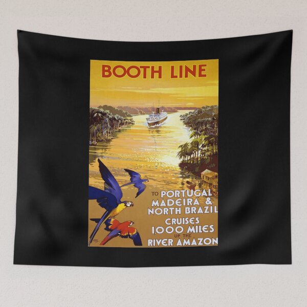 Artikelvorschau, Booth Line retro poster entworfen und verkauft von CorasPosters.
