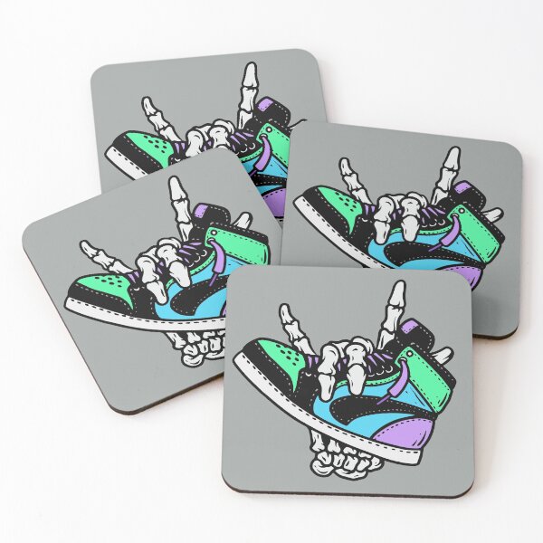 Item preview, Skeleton Hand with High Top Sneaker designed and sold by SLAG-Creative.