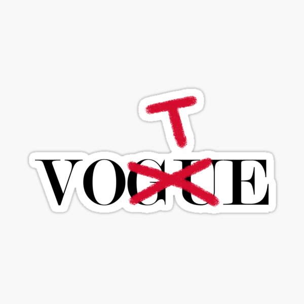 "VOGUE - VOTE" version 6 Sticker