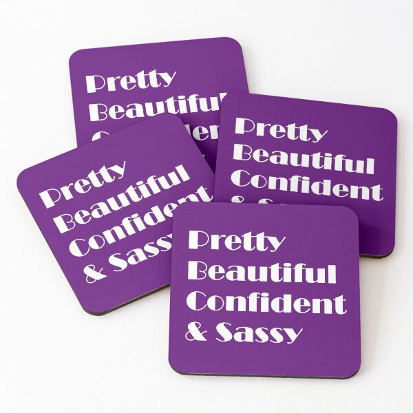 Item preview, Pretty, Beautiful, Confident & Sassy  designed and sold by ThingsByJoy.