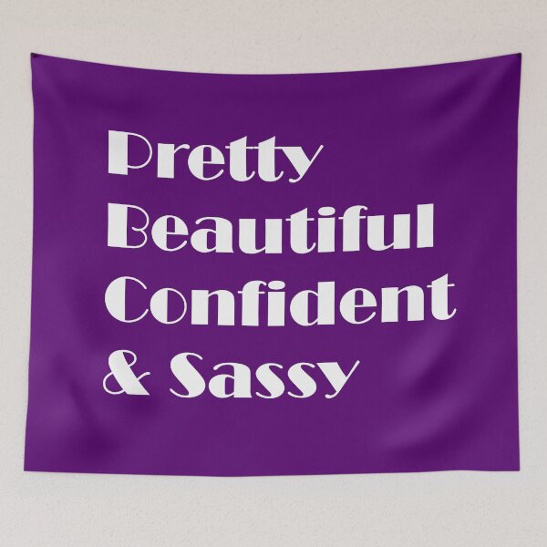 Item preview, Pretty, Beautiful, Confident & Sassy  designed and sold by ThingsByJoy.