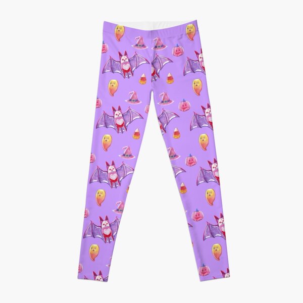 Purple Spooky Gummies Leggings
