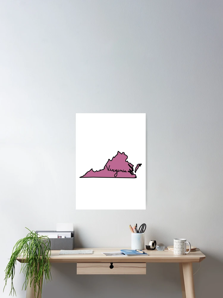 Thumbnail 2 of 3, Poster, Virginia designed and sold by RMSdesigns.