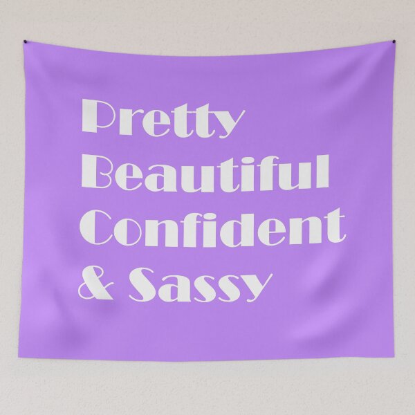 Item preview, Pretty, Beautiful, Confident & Sassy  designed and sold by ThingsByJoy.