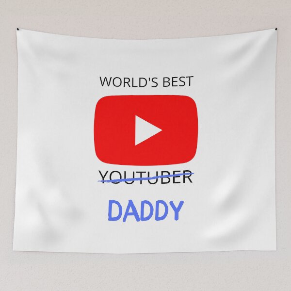 Item preview, World's Best Youtuber Daddy Design designed and sold by Gramsta.