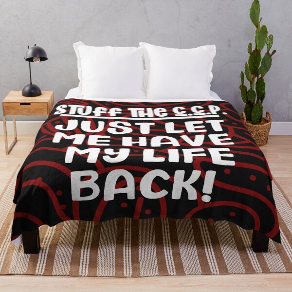 Item preview, Stuff the C.C.P. BIG TIME! Just Let Me Have My Life Back – a simple message – that many will understand in this Corona Virus pandemic – You just feel hopeless – and want your life back. designed and sold by JOHNC1.