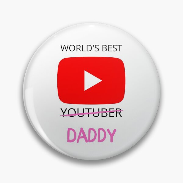 Item preview, World's Best Youtuber Pink Daddy Design designed and sold by Gramsta.