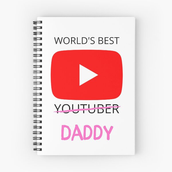 Item preview, World's Best Youtuber Pink Daddy Design designed and sold by Gramsta.