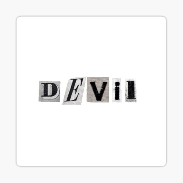 Devil Sticker By Jasminehw Redbubble