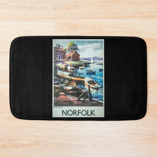 Item preview, Norfolk retro poster designed and sold by CorasPosters.