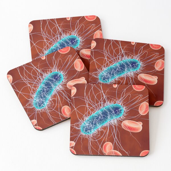 Item preview, E. COLI BACTERIA Microscope Photo Image ...Microbiology Med Tech Lab Tech designed and sold by Hippiesole.