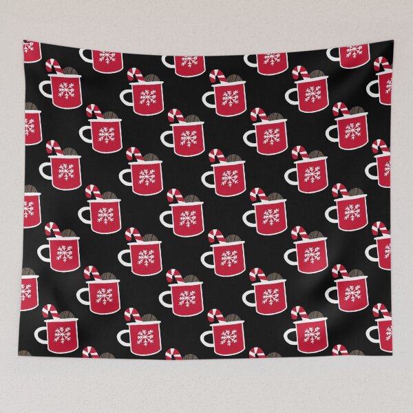 Item preview, Hot Chocolate Bomb Christmas Mug Pattern designed and sold by RainbowPandas.