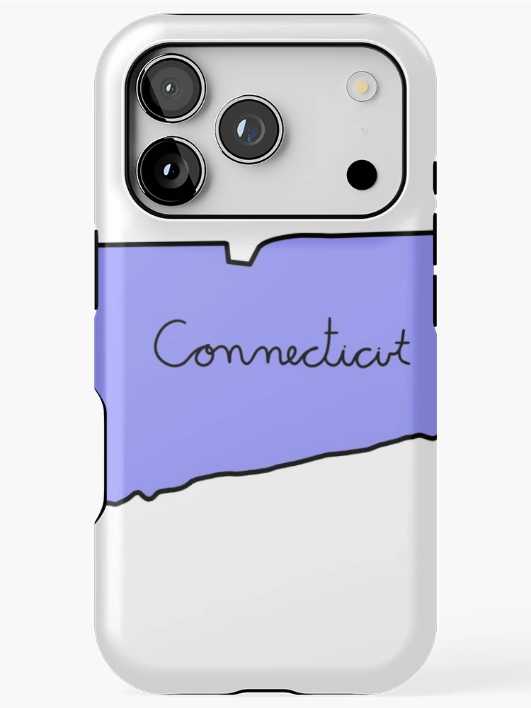 Thumbnail 1 of 4, iPhone Case, Connecticut designed and sold by RMSdesigns.