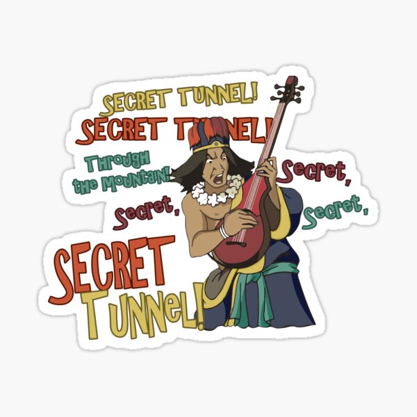 Secret Tunnel Sticker