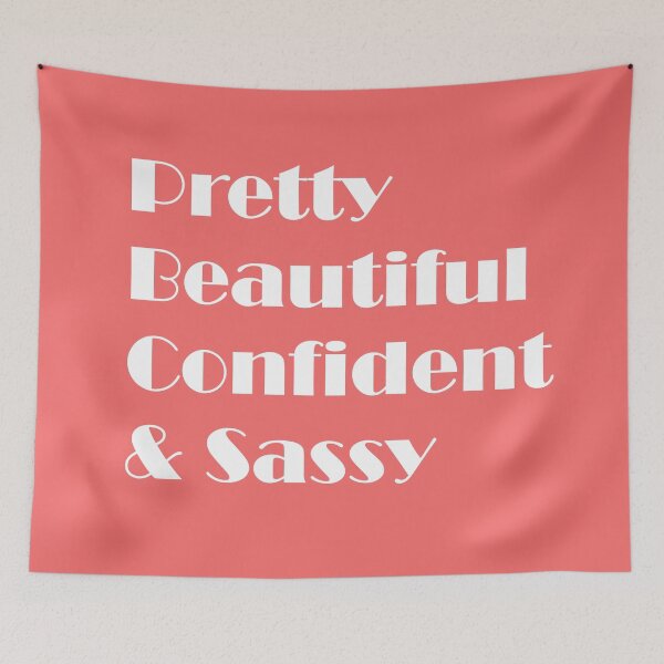 Item preview, Pretty, Beautiful, Confident & Sassy  designed and sold by ThingsByJoy.