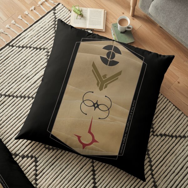 Houses of Dune Art Design - Dune (2020 film) Floor Pillow