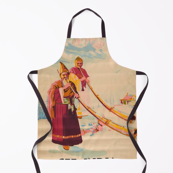 Item preview, See India retro poster designed and sold by CorasPosters.