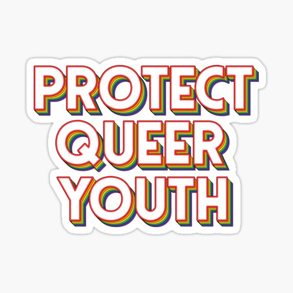 Item preview, Vintage Protect Queer Youth Shirt Rainbow LGBT Rights Pride designed and sold by 14thFloor.