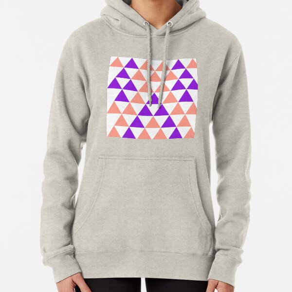 Colorful Triangle | Pattern Pullover Hoodie
