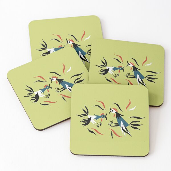 Item preview, Retro Roosters designed and sold by Raqilu Designs.