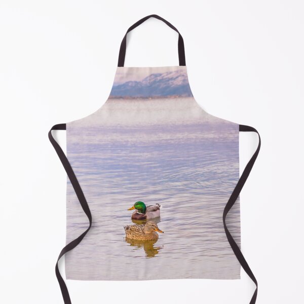 Item preview, Mallard Ducks on Winter Sunset Lake designed and sold by Amy Mitchell.