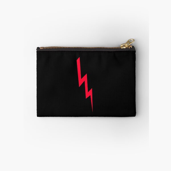 Item preview, Red Lightning Bolt Symbol black background designed and sold by oxoxoxo.