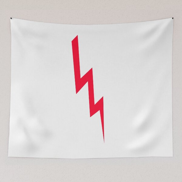 Item preview, Red Lightning Bolt Symbol designed and sold by oxoxoxo.