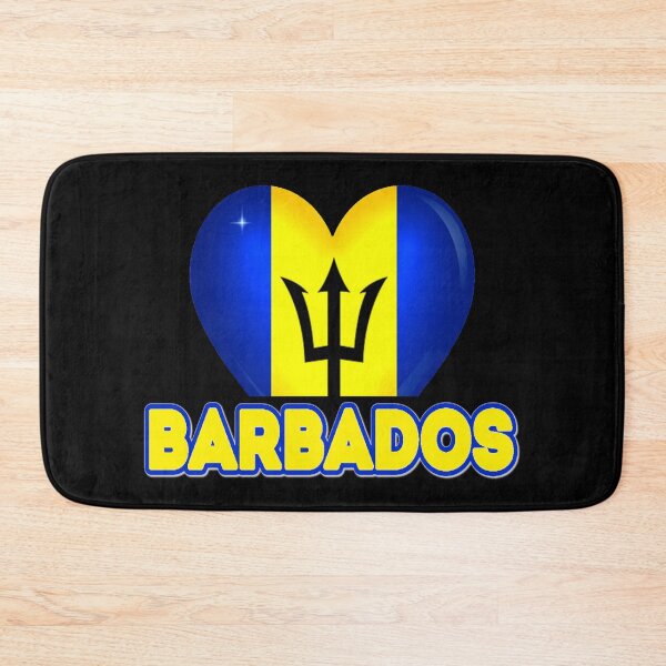 Item preview, Barbados National Flag Heart Graphic designed and sold by JG0024.