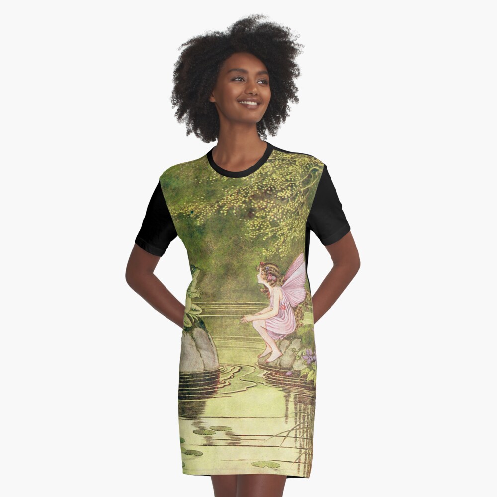 Item preview, Graphic T-Shirt Dress designed and sold by Bellathewilde.